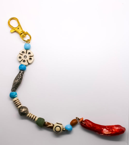 Indigenous Chili Bag Charm