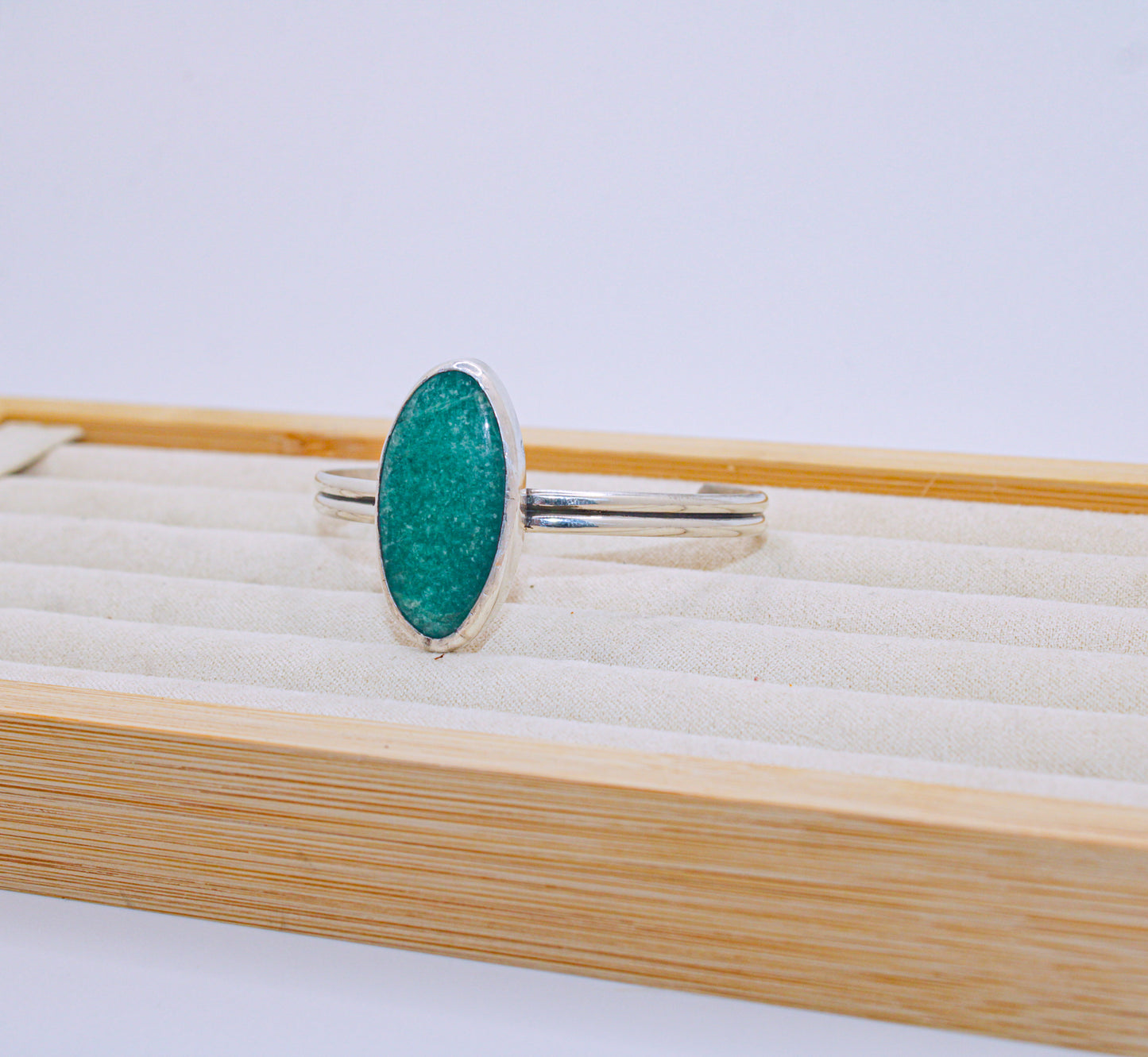 Prairie Oval Amazonite Cuff