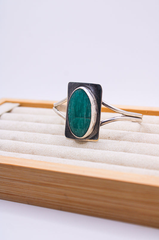 Backcountry Amazonite Plate Cuff