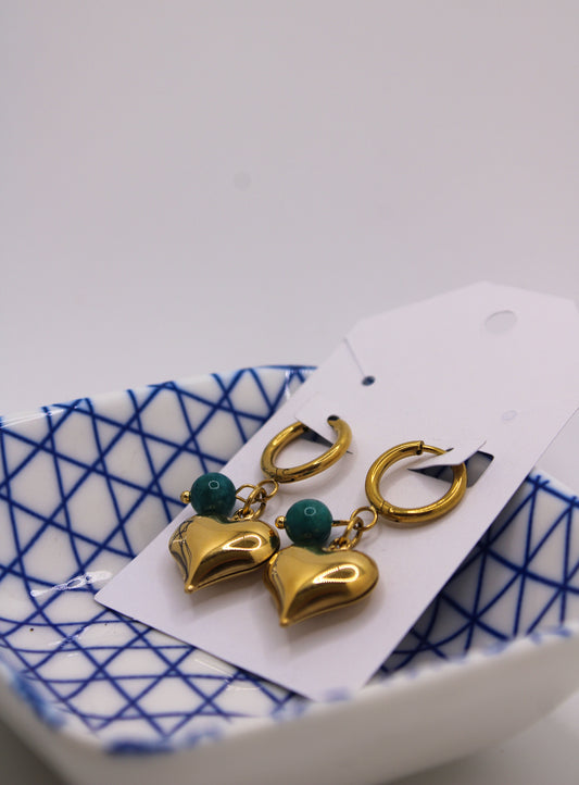 Shoreline Heart Charms