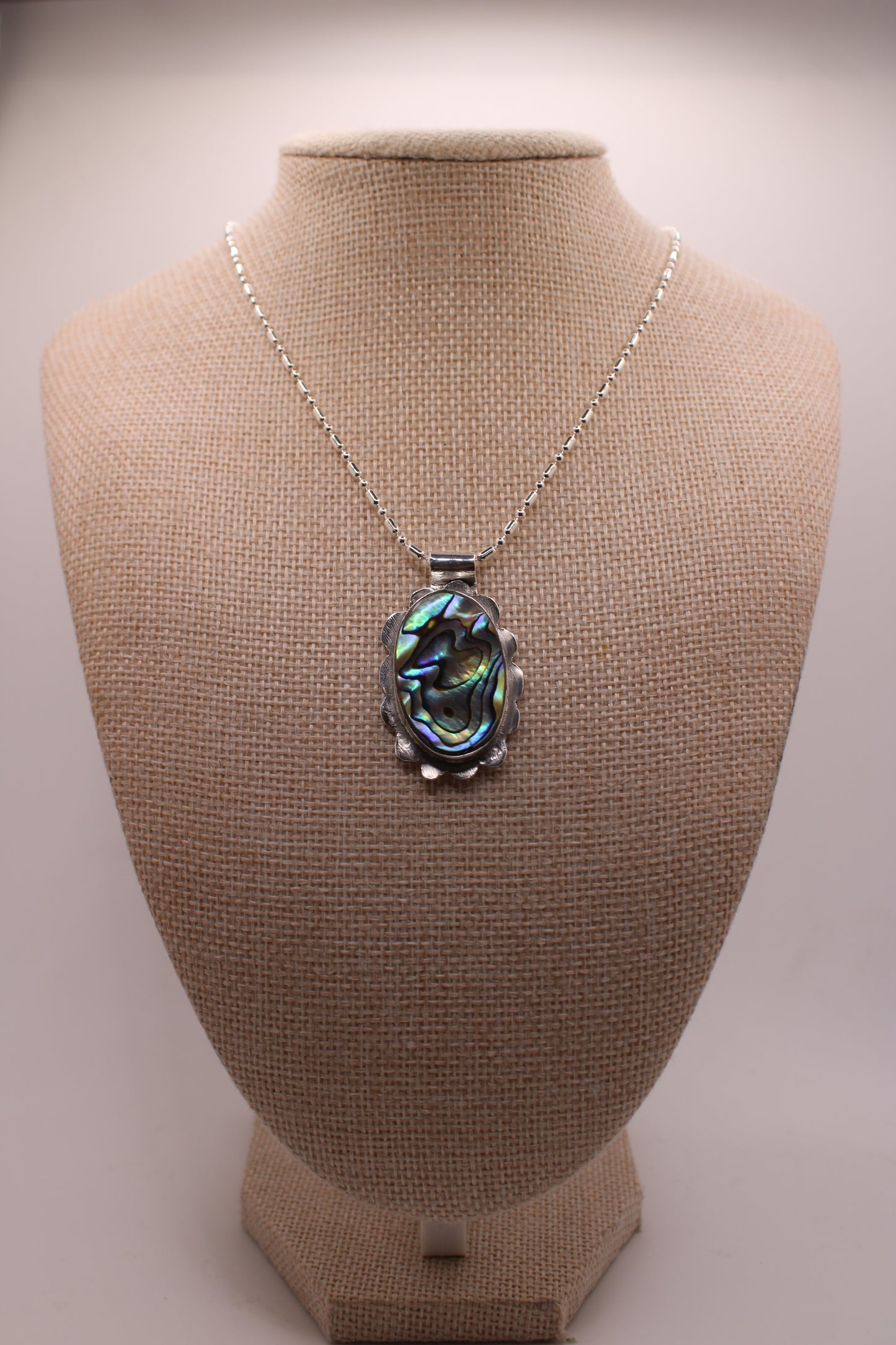 Flower Labradorite Necklace (One of One) vo 1.