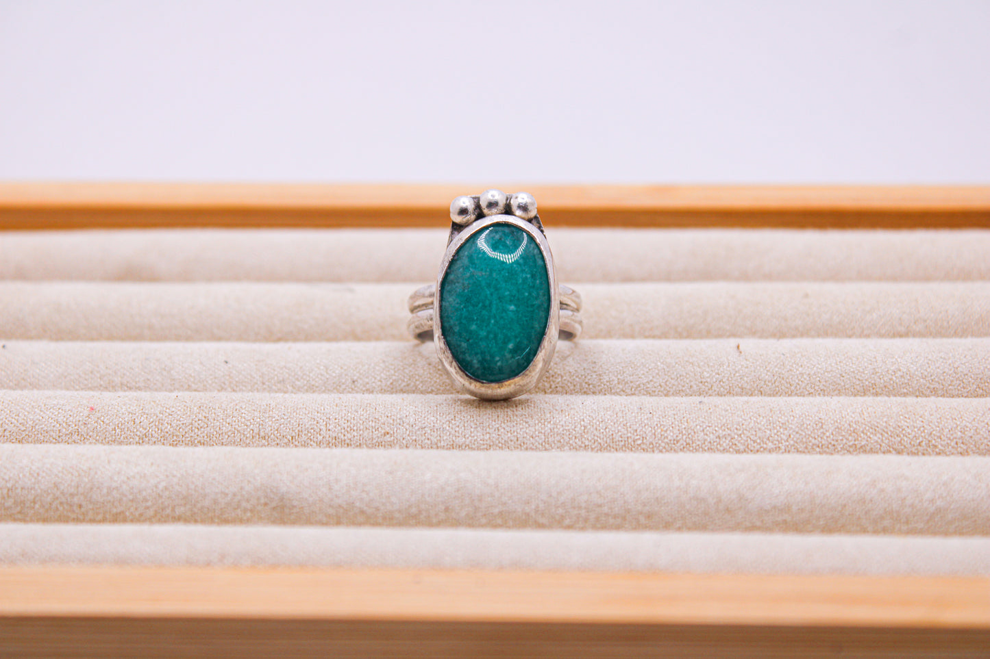 Bear Track Amazonite Ring