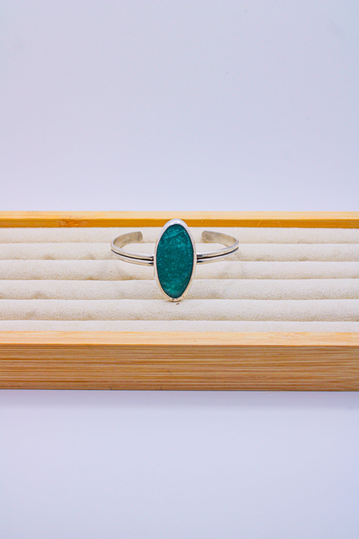 Prairie Oval Amazonite Cuff