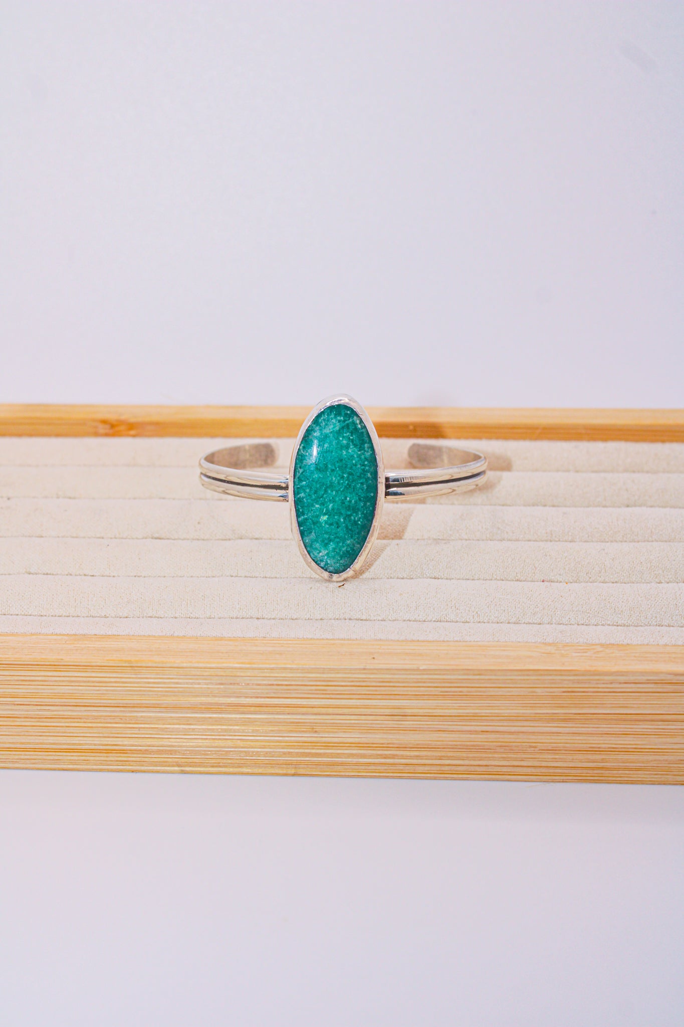 Prairie Oval Amazonite Cuff