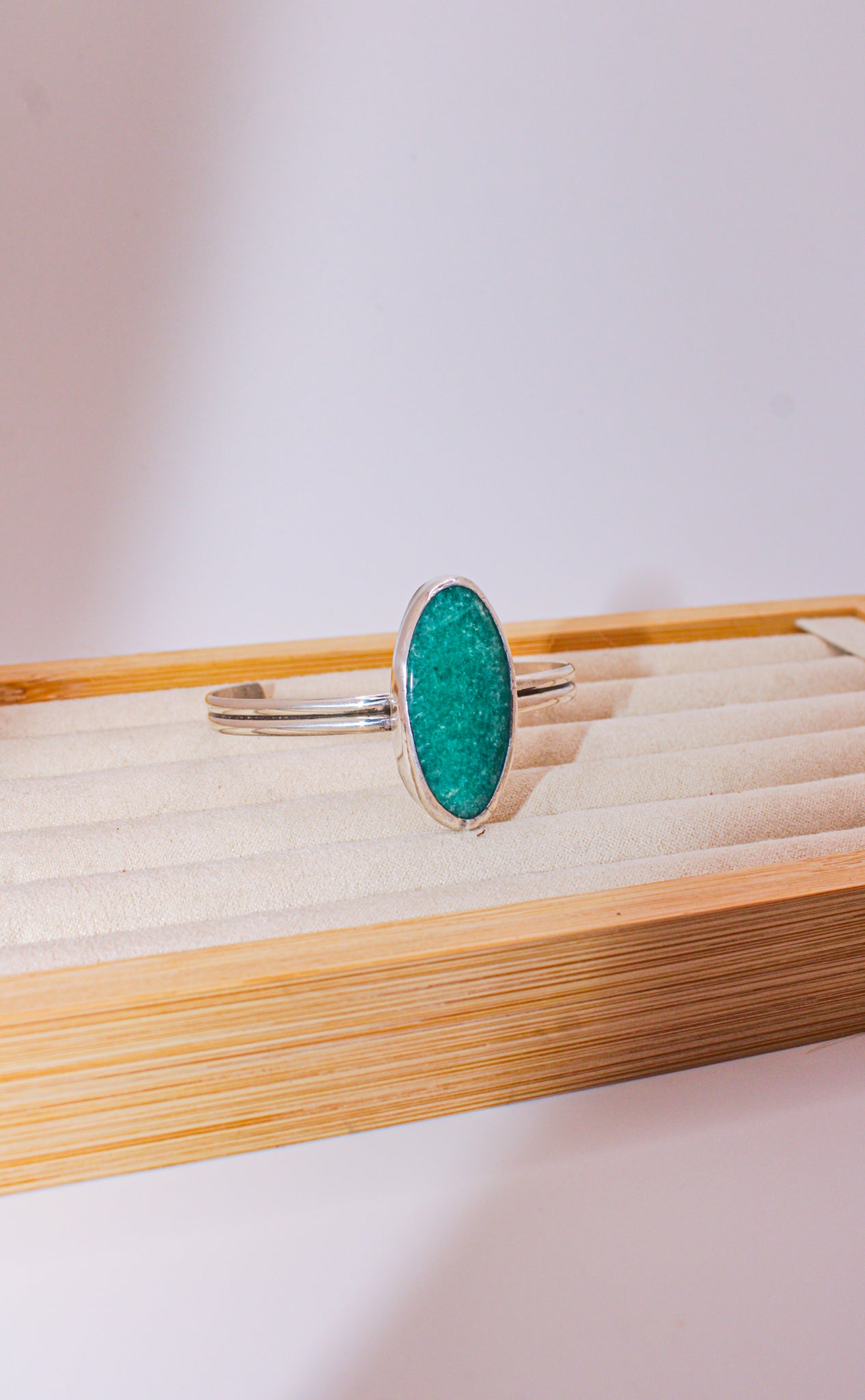 Prairie Oval Amazonite Cuff