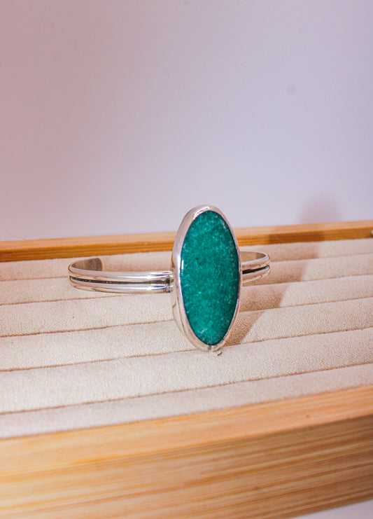 Prairie Oval Amazonite Cuff