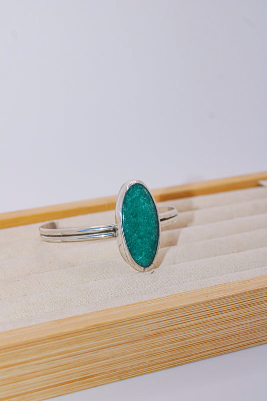Prairie Oval Amazonite Cuff