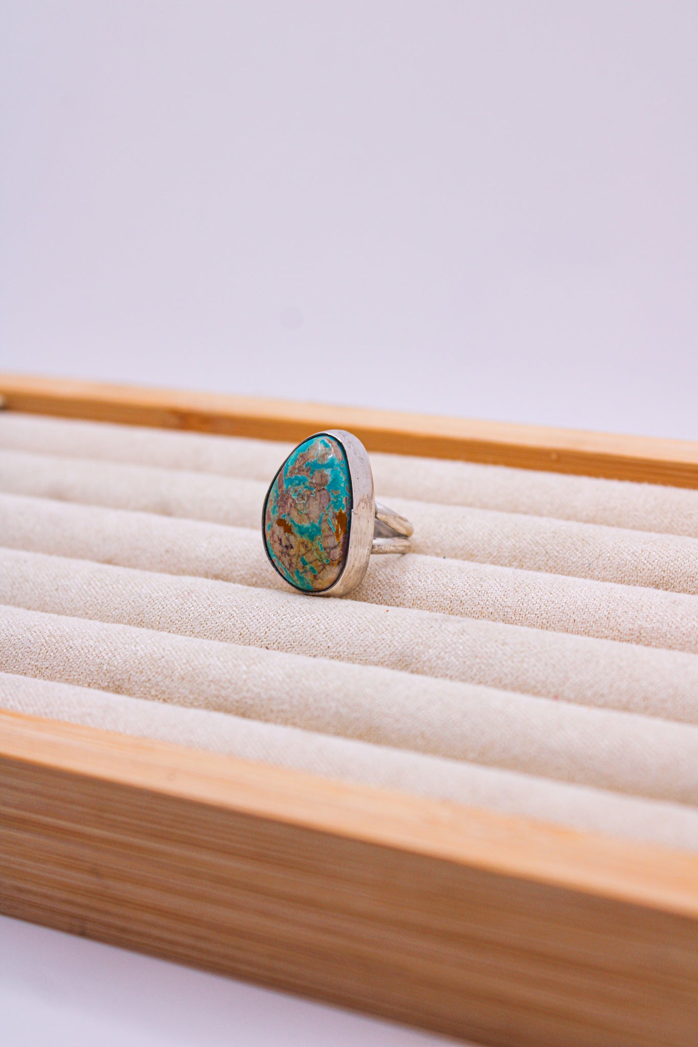 Calico Lake Turquoise Ring