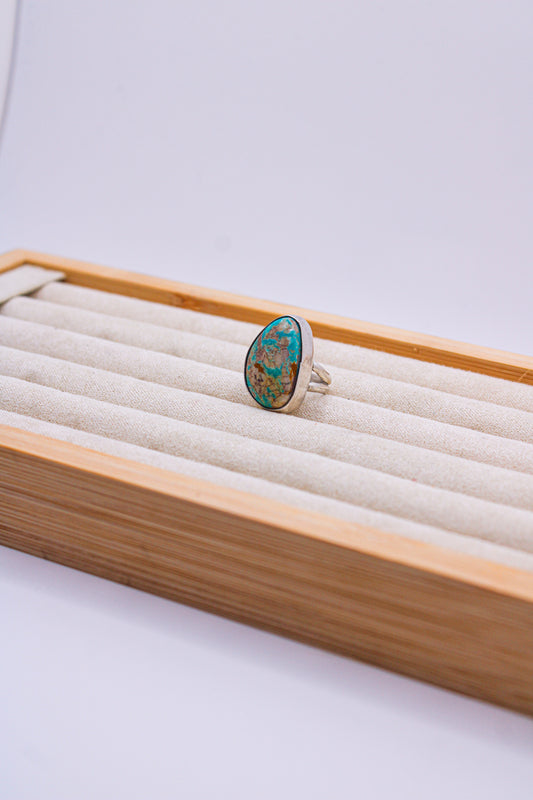 Calico Lake Turquoise Ring