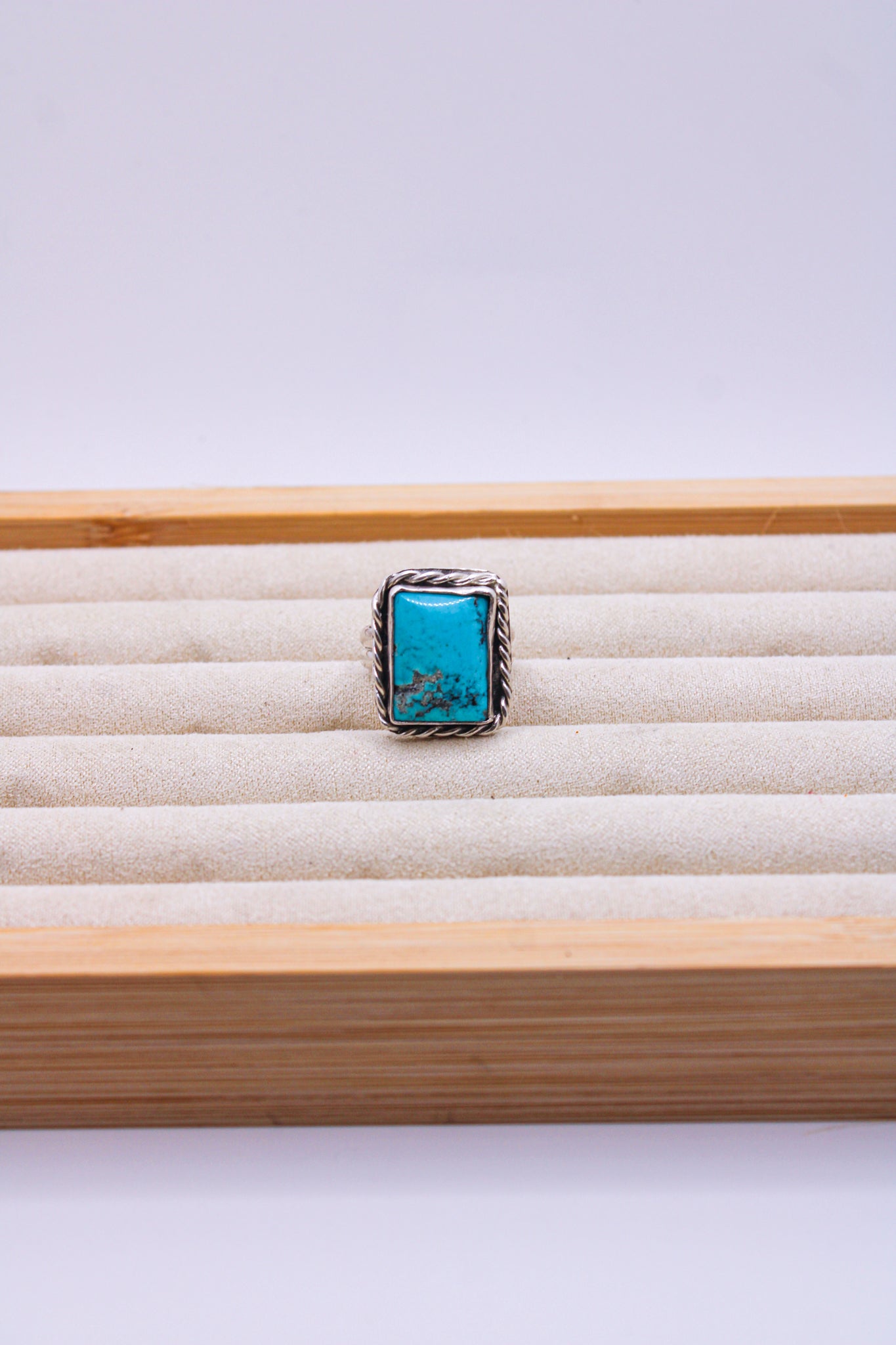 Turquoise Mesa Square Ring