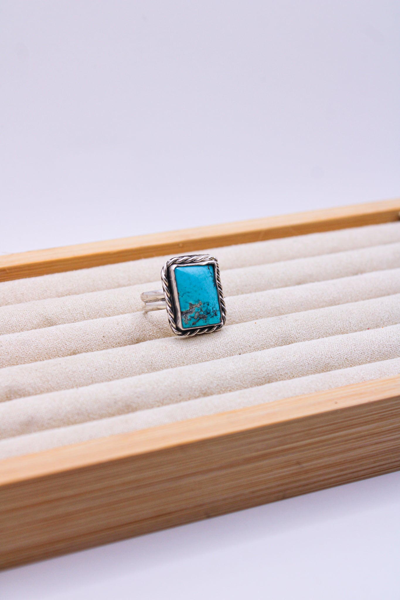 Turquoise Mesa Square Ring