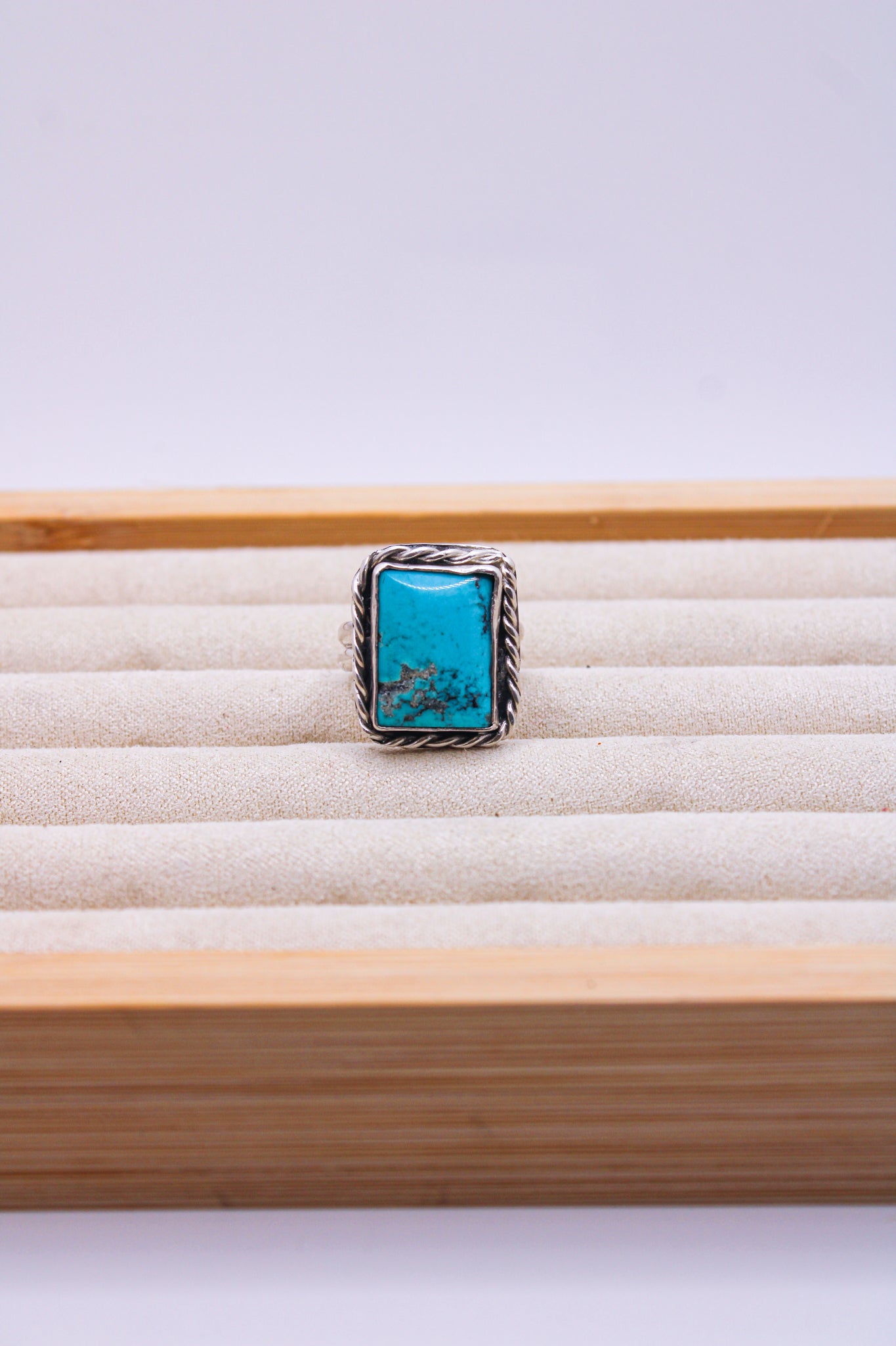 Turquoise Mesa Square Ring