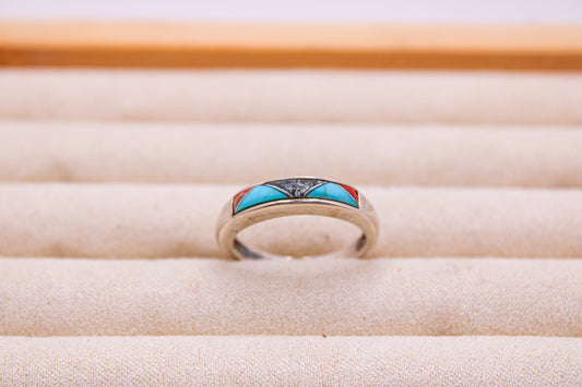 Turquoise Turquoise Inlay Band