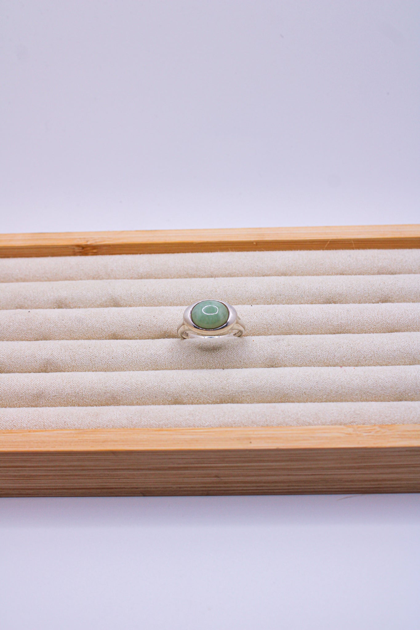 Aventurine Opal Embedded Ring