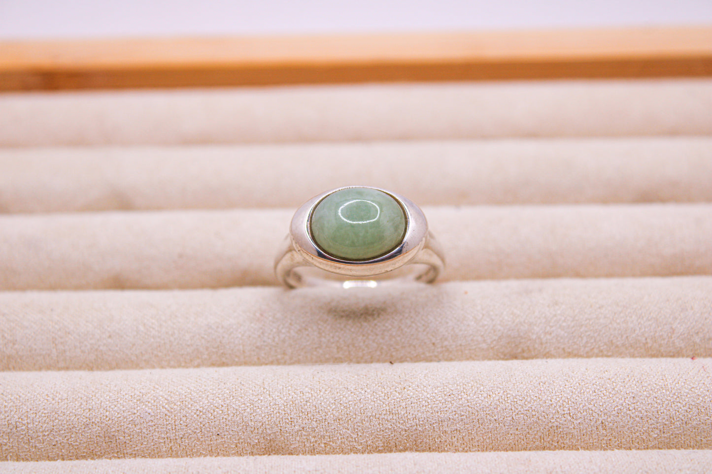 Aventurine Opal Embedded Ring