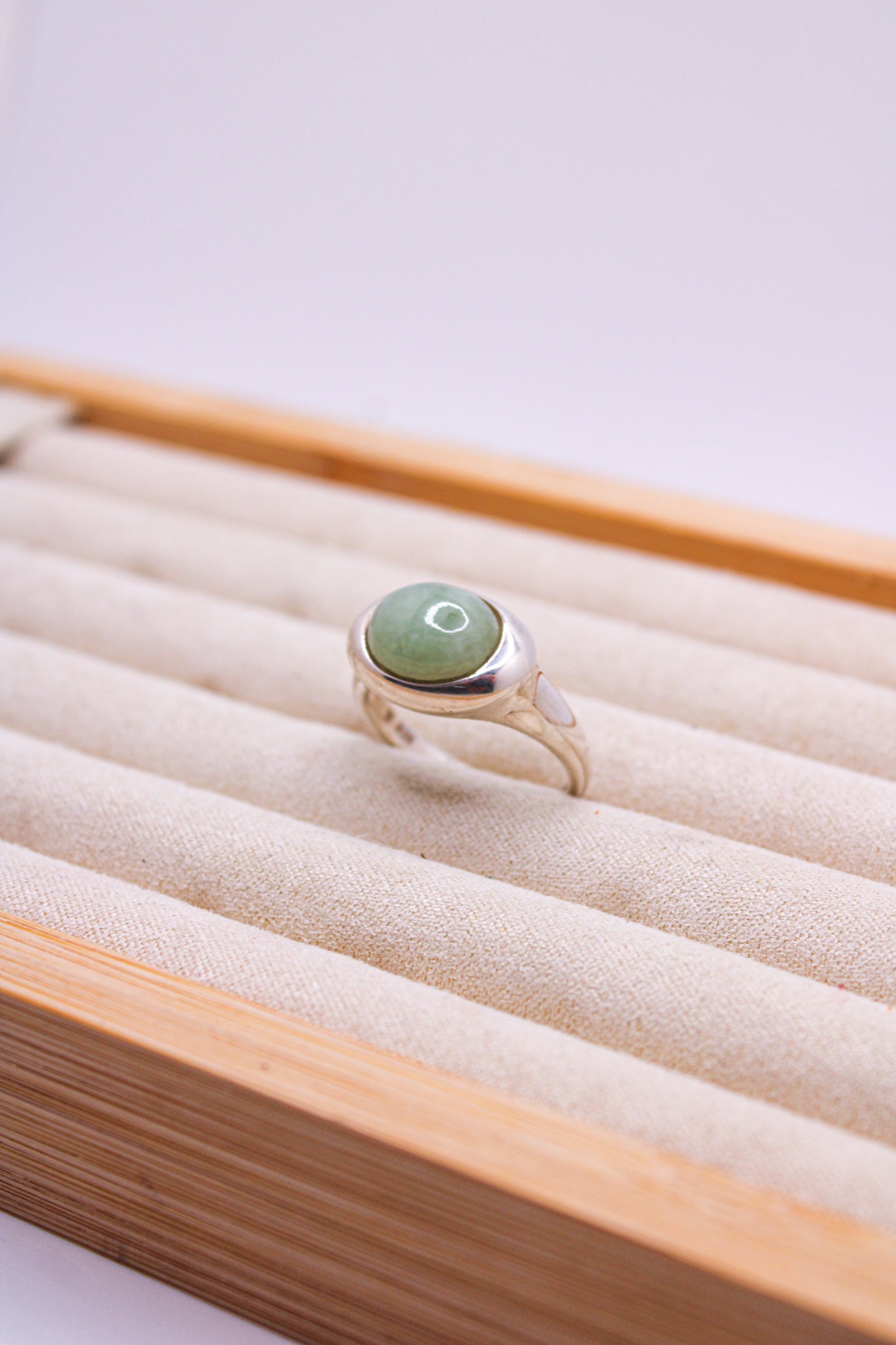 Aventurine Opal Embedded Ring