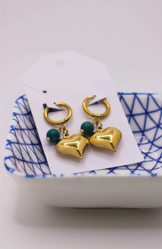 Shoreline Heart Charms