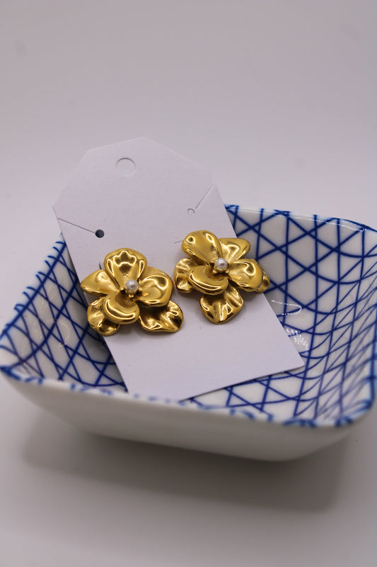 Pearl Blossom Studs