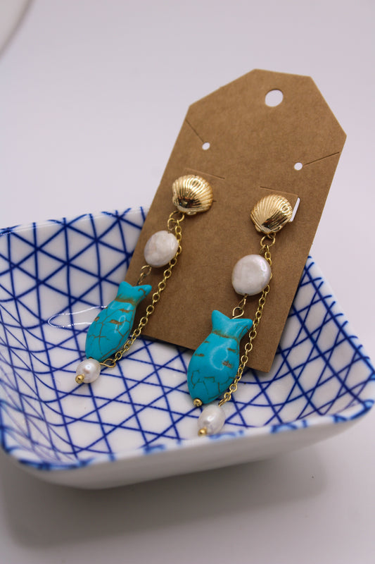 Turquoise Tide Fish Drops