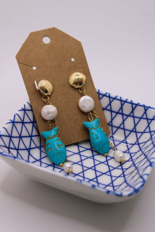 Turquoise Tide Fish Drops