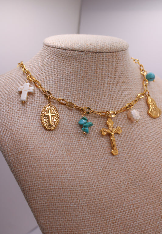 Sacred Cross Charm