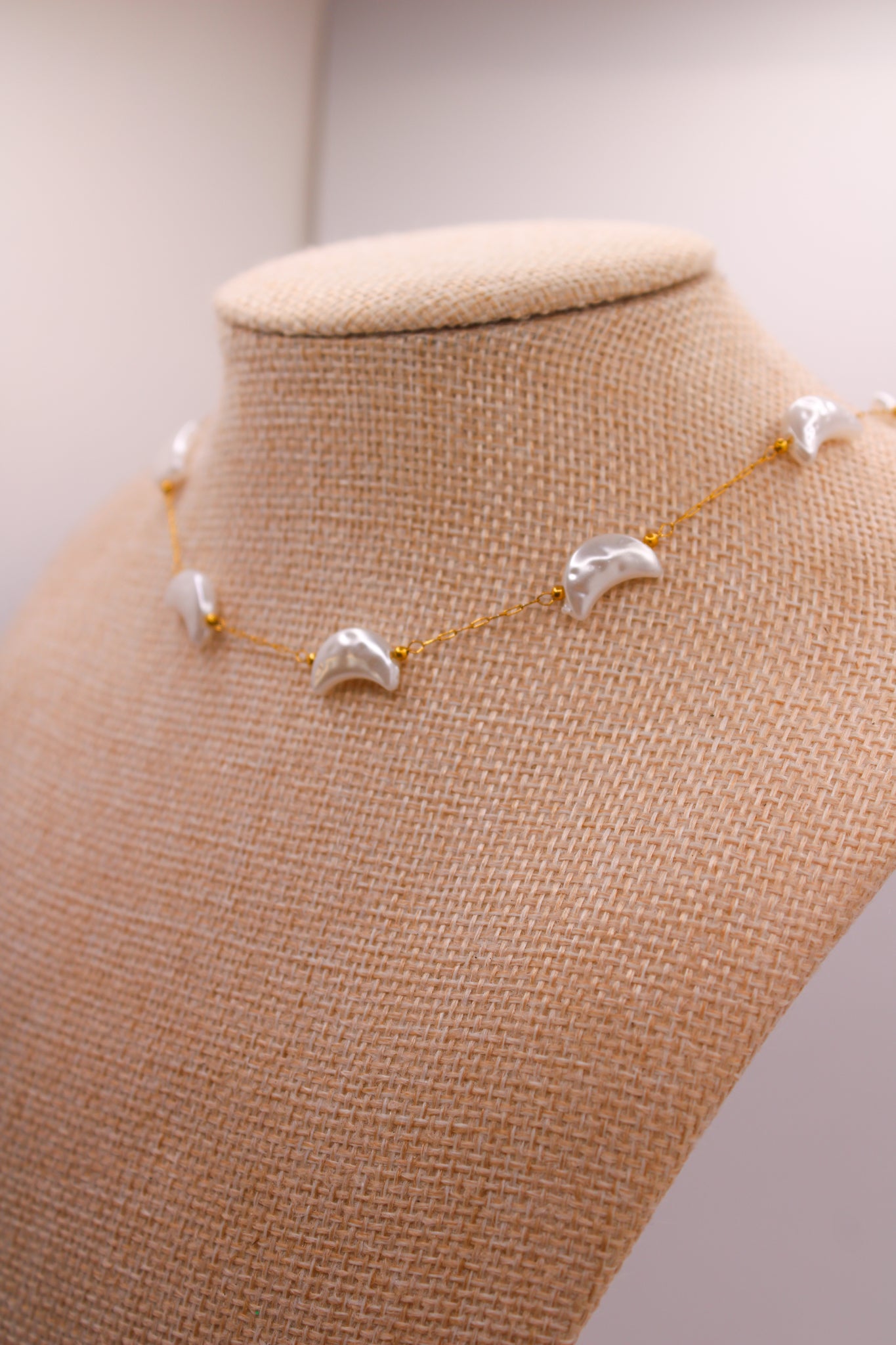 Lunar Pearl Necklace