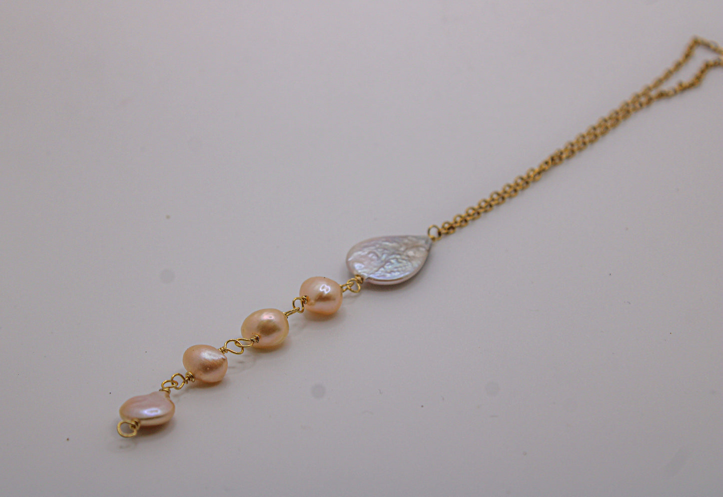 Teardrop Pearl Nacklace