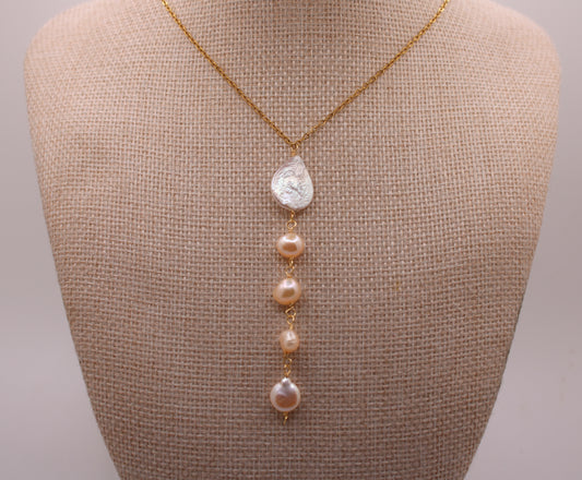 Teardrop Pearl Nacklace