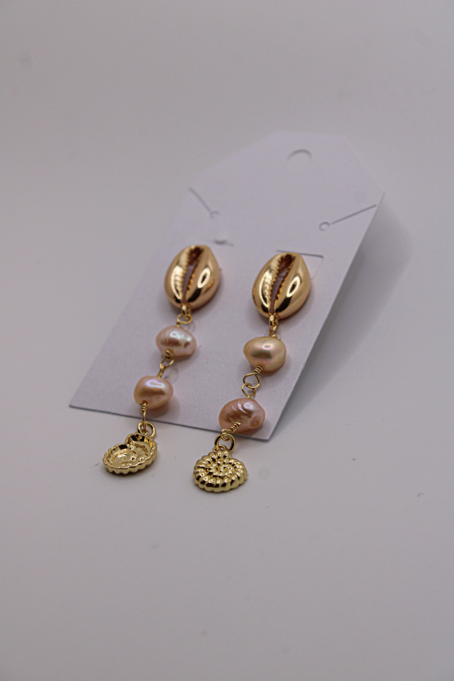 Spiral Seashell Earrings