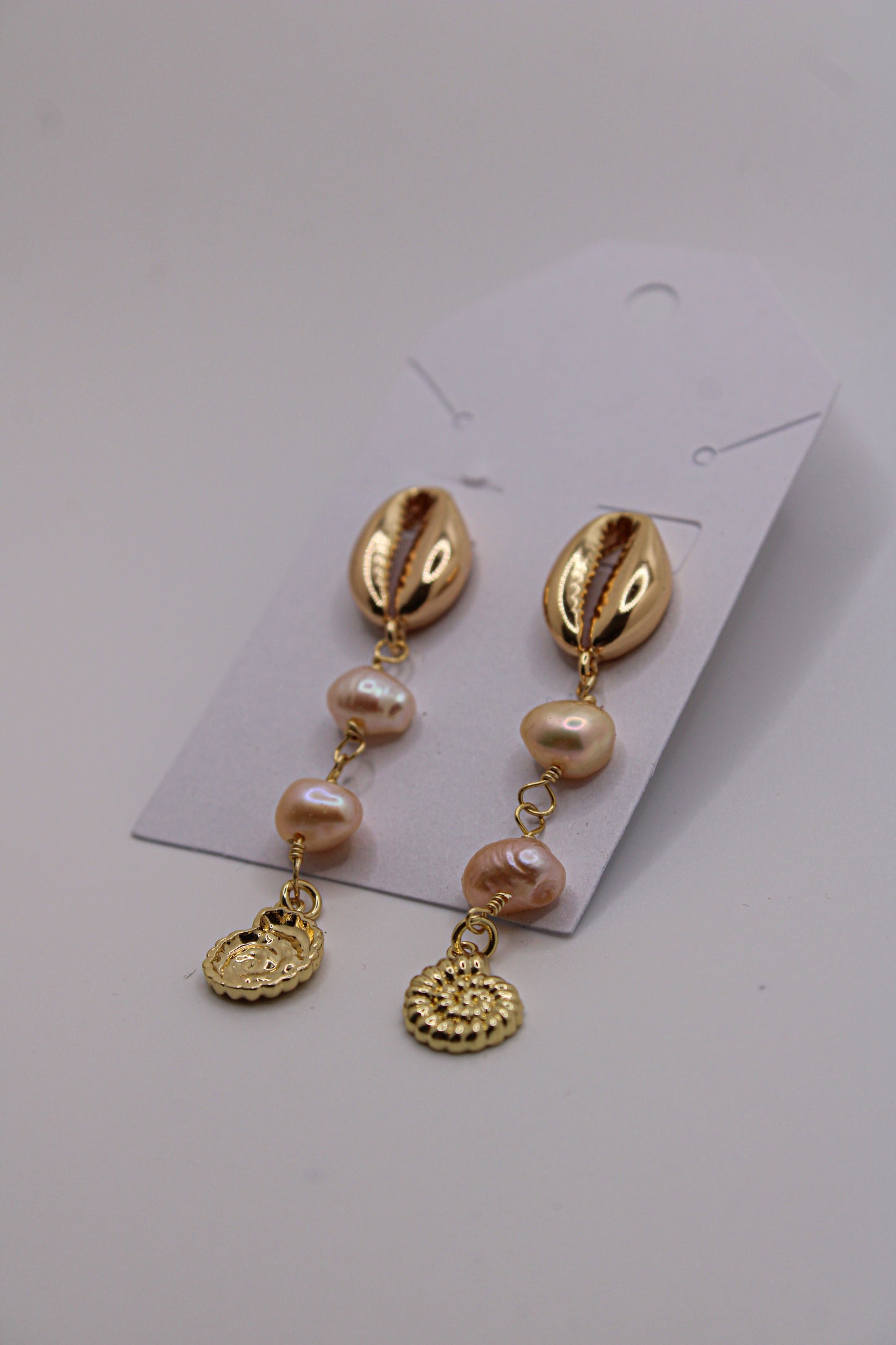 Spiral Seashell Earrings