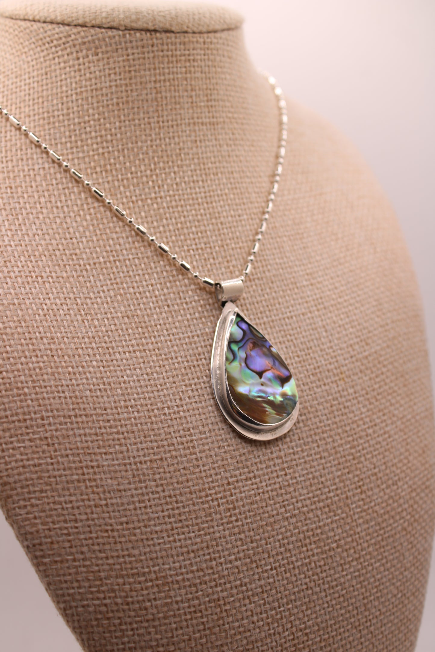 Teardrop Labradorite Necklace (One of One) vo. 1