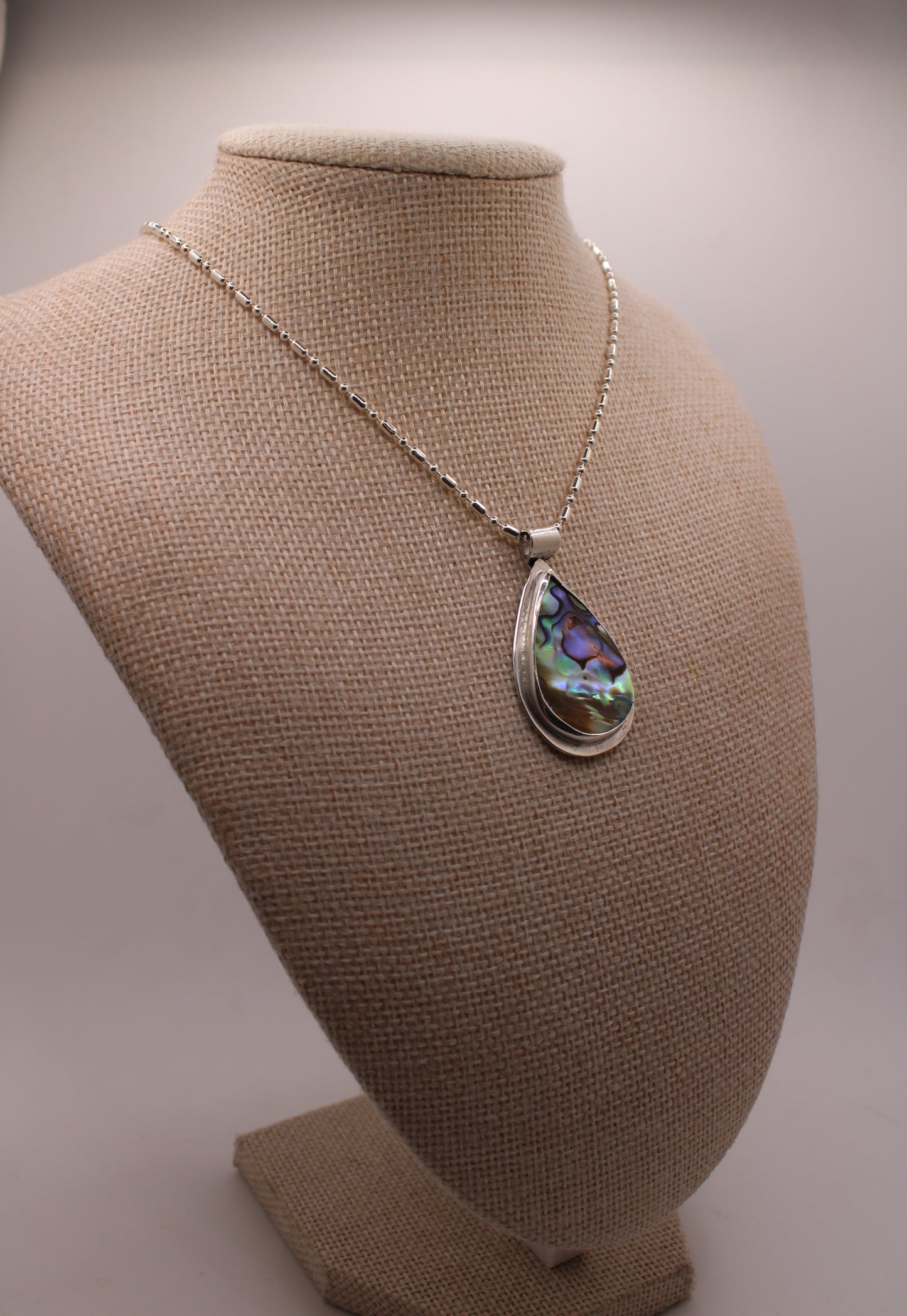 Teardrop Labradorite Necklace (One of One) vo. 1