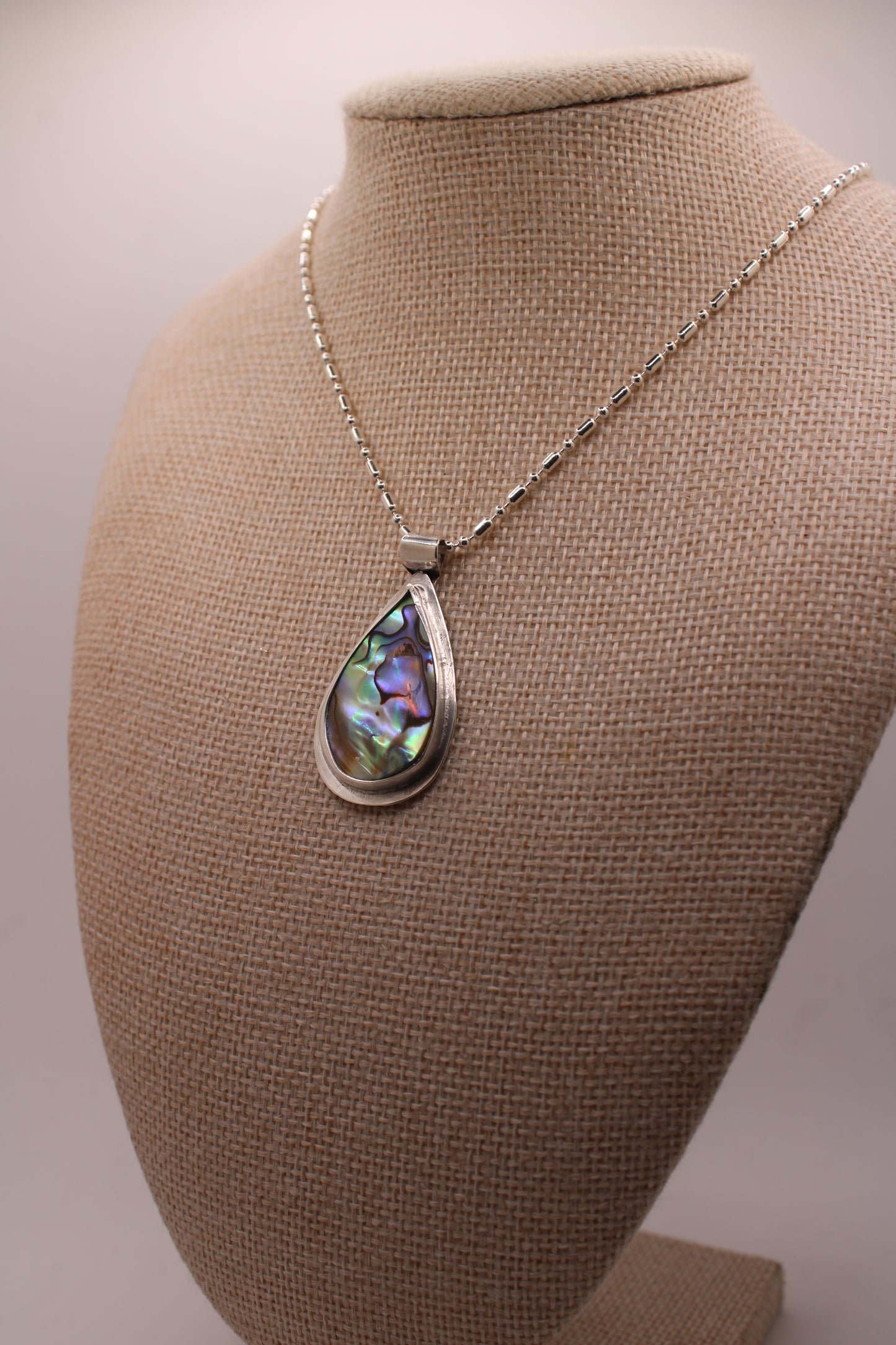 Teardrop Labradorite Necklace (One of One) vo. 1
