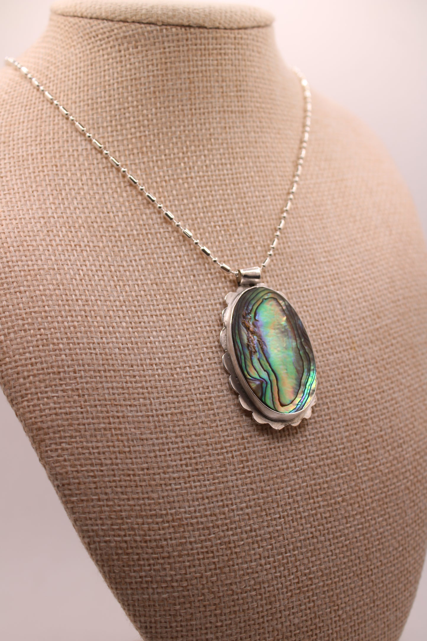 Statement Style Labradorite Necklace (One of One) vo 1.