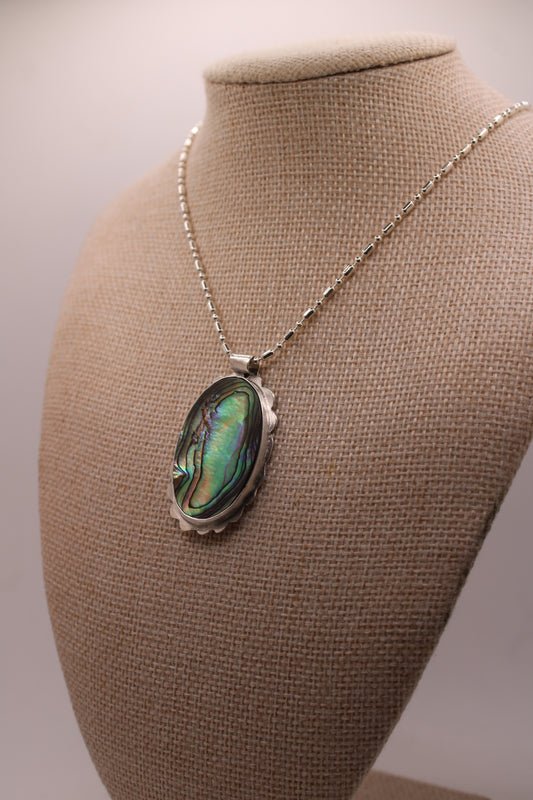 Statement Style Labradorite Necklace (One of One) vo 1.